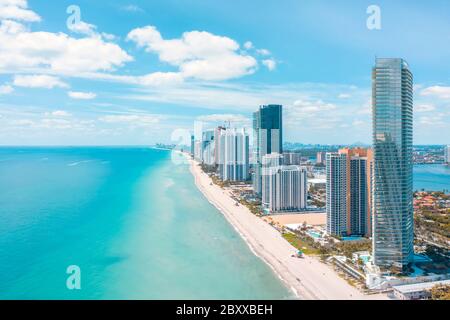 Sunny Isles Beach Skyline Banque D'Images