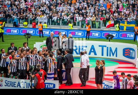 Célébration Juventus 30ème Scudetto Banque D'Images