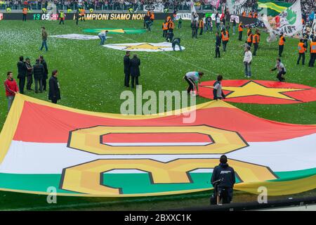 Célébration Juventus 30ème Scudetto Banque D'Images