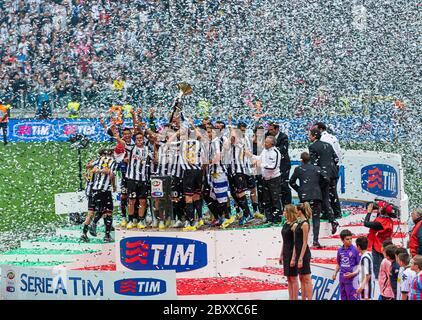 Célébration Juventus 30ème Scudetto Banque D'Images