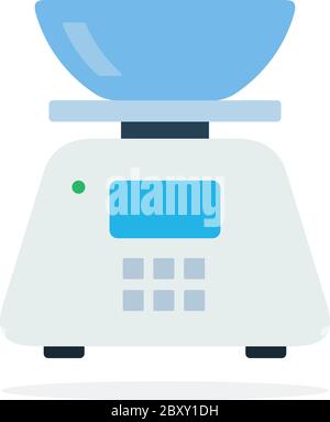 Échelle d'électrons vecteur plat isolé Illustration de Vecteur