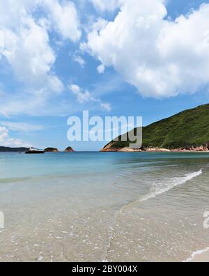 Plage de Sai Wan à Hong Kong Banque D'Images