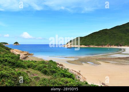 Plage de Sai Wan à Hong Kong Banque D'Images