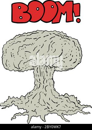 Vecteur de bombe atomique Illustration de Vecteur