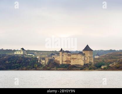 La forteresse de Khotyn Banque D'Images