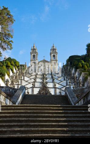 Sanctuaire Portugais Bom Jesus do Monte Banque D'Images