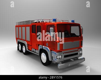 Le camion d'incendie Banque D'Images