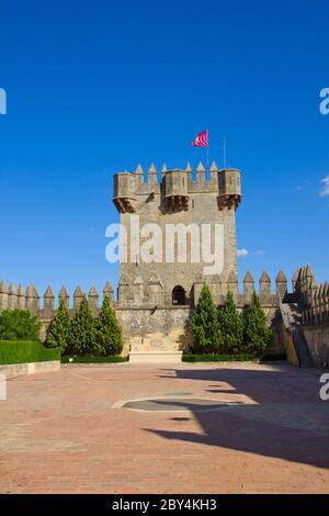 château Almodovar del Rio, Cordoue, Espagne Banque D'Images