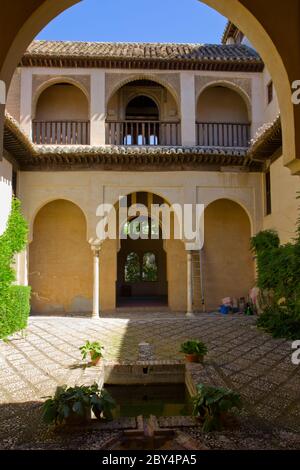 Palais de Dar-Al-Horra, Grenade, Espagne Banque D'Images