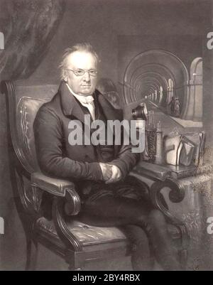 MARC ISAMBARD BRUNEL (1769-1849) Ingénieur britannique d'origine française, père de Isambard Kingdom Brunel Banque D'Images