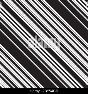 Motif sans couture avec lignes noires obliques Illustration de Vecteur