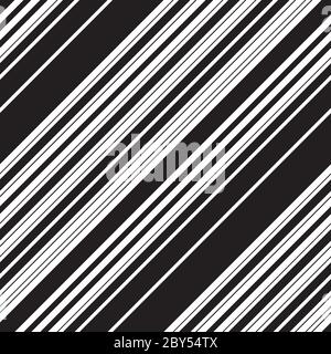 Motif sans couture avec lignes noires obliques Illustration de Vecteur