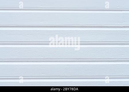 Arrière-plan de bois rustique peint en blanc. Stavanger, Norvège. Banque D'Images