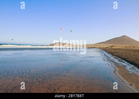 Playa El Medano, Tenerife, Espagne Banque D'Images