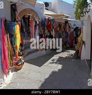 Marchandise Lindos Rhodes Grèce Banque D'Images