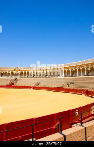 Arène de corrida à Séville, Espagne Banque D'Images