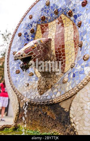 Parc Guell Banque D'Images