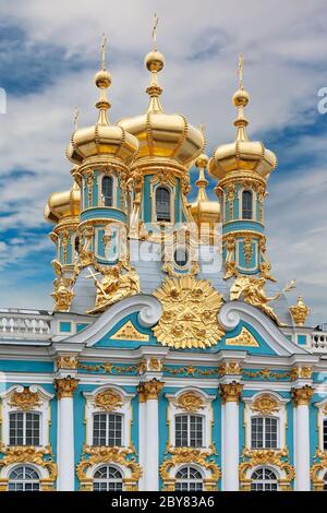 Palais de Catherine à Tsarskoe Selo (Pouchkine), Russie Banque D'Images