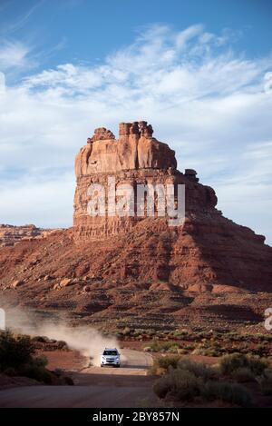 USA, Sud-Ouest, plateau du Colorado, Utah, Bluff, Vallée des dieux Banque D'Images