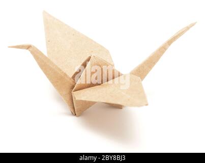 grue d’origami Banque D'Images