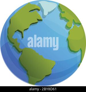 Icône de globe géodésique. Dessin animé de l'icône vecteur globe géodésique pour la conception de sites Web isolée sur fond blanc Illustration de Vecteur