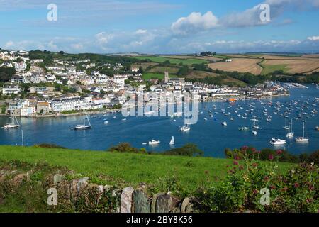 Vue sur l'estuaire de Kingsbridge à Salcombe Banque D'Images