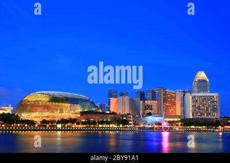 Gratte-ciel de Singapour Banque D'Images