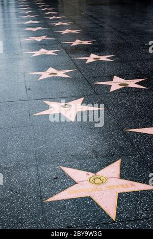 Hollywood Boulevard est principalement abandonné pendant les troubles sociaux le 6/5/2020. Los Angeles, Californie, États-Unis d'Amérique Banque D'Images