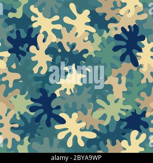 Motif camouflage urbain sans couture. Motif de pixels au premier plan Illustration de Vecteur