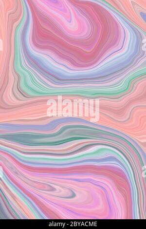 Arrière-plan abstrait d'art en marbre fluide. Art numérique Banque D'Images