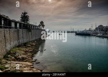 Port du Pirée à Athènes, Grèce Banque D'Images