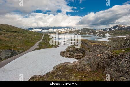 Scenic Route 55, Norvège Banque D'Images