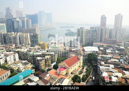 Lever du soleil à Macao Banque D'Images