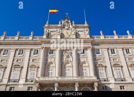 Palais Royal à Madrid, Espagne Banque D'Images