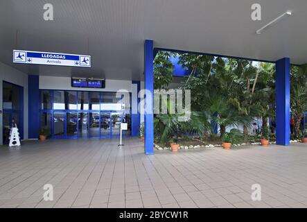 L'aéroport international de Jardines Del Rey Cayo Coco. Cuba. Banque D'Images