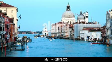 Panorama du Grand Canal de Venise Banque D'Images