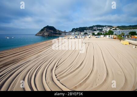 plage de Tossa de Mar Banque D'Images