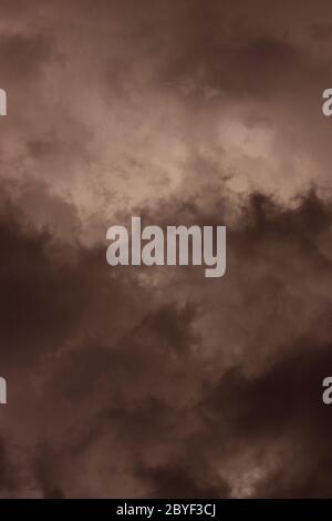 Close up de nuages de pluie pour le fond Banque D'Images