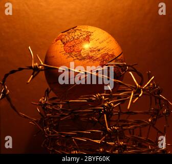 Globe Vintage Banque D'Images