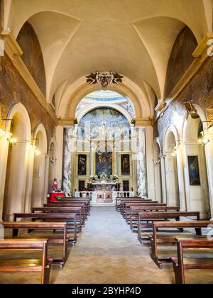 Basilique Santa Pudenziana - Rome, Italie Banque D'Images