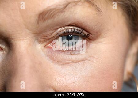 Charmante femme et photo du visage Banque D'Images