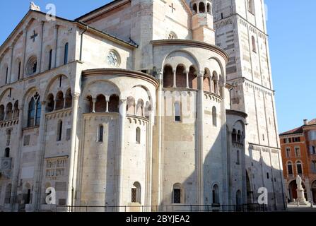 Italie /Modène – 23 juin 2019 : la cathédrale de Modène est un chef-d'œuvre du style roman. Il a été construit en 1099 par l'architecte Lanfranco Banque D'Images