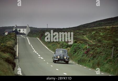 1954 Bristol 403 conduite sur l'île de Man TT grossier en 1991 Banque D'Images