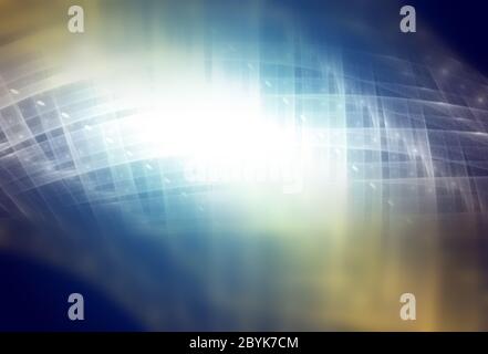 Abstract fractal texture, brins et des lumières, l'arrière-plan de conception des formes et des couleurs de rêve sur l'objet d'un rêve, l'imagination Banque D'Images