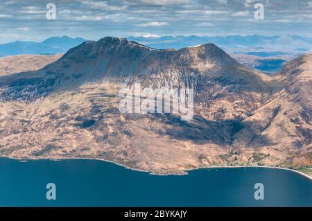 Beinn Sgritheall de Ladhar Bheinn, Knoydart, Écosse Banque D'Images