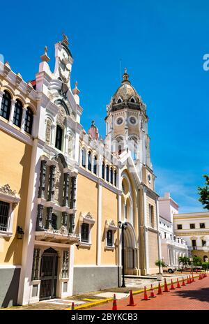 Église San Francisco de Asis à Panama Banque D'Images