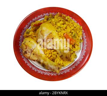 Arroz con Pollo Banque D'Images