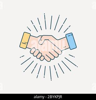 Message d'accueil vectoriel, icône traiter Illustration de Vecteur