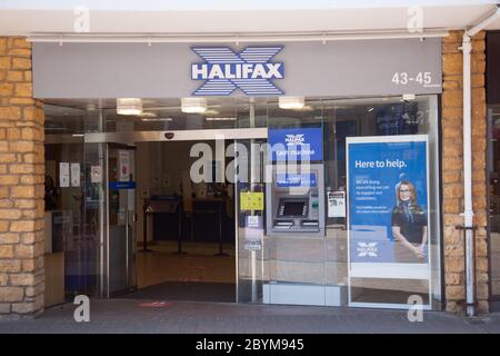 La succursale de Bicester de Halifax, dans le Oxfordshire, en Angleterre Banque D'Images