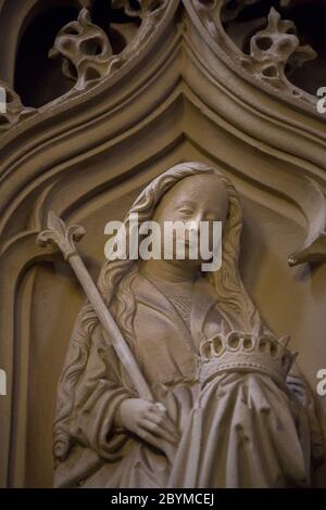 14.05.2020, Brême, Brême, Allemagne - Saint-Corona dans la cathédrale Saint-Pierre, Saint patron pour les questions financières et contre les épidémies. 00A200514D101CARO Banque D'Images